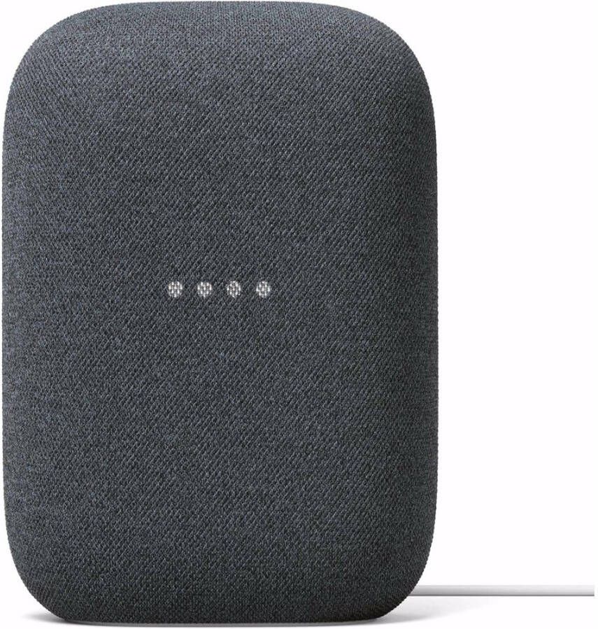Google Nest Audio slimme Bluetooth speaker houtskool