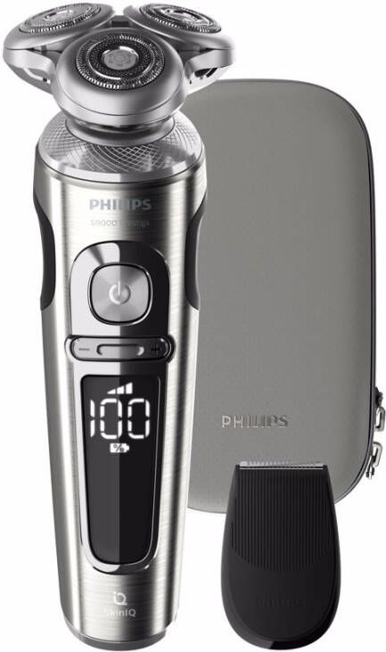 Philips Elektrisch scheerapparaat Series 9000 Prestige SP9820/18 met nanotech precisiemessen en precisietrimmer