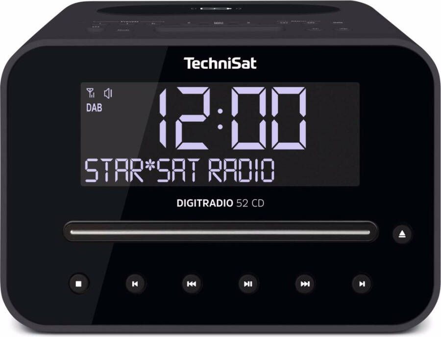 Technisat Digitradio 52 Cd Dab+ Wekkerradio Met Cd Antraciet