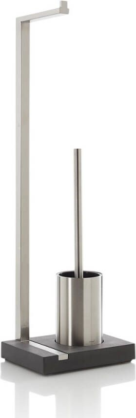 Blomus Toiletrolhouder En Borstel Menoto Design Mat RVS