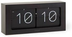 Karlsson Wandklokken Wall/Table clock Boxed Flip XL Zwart