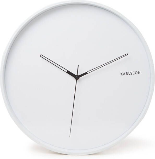 Karlsson Wandklok Hue Metaal Wit Ø40cm