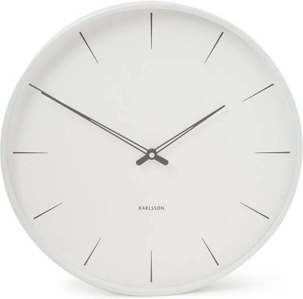 Karlsson Wandklok Lure Boxtol & Buijs 40 Cm Ijzer Wit