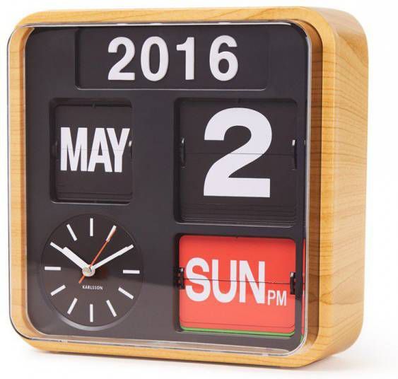 karlsson mini flip wall clock