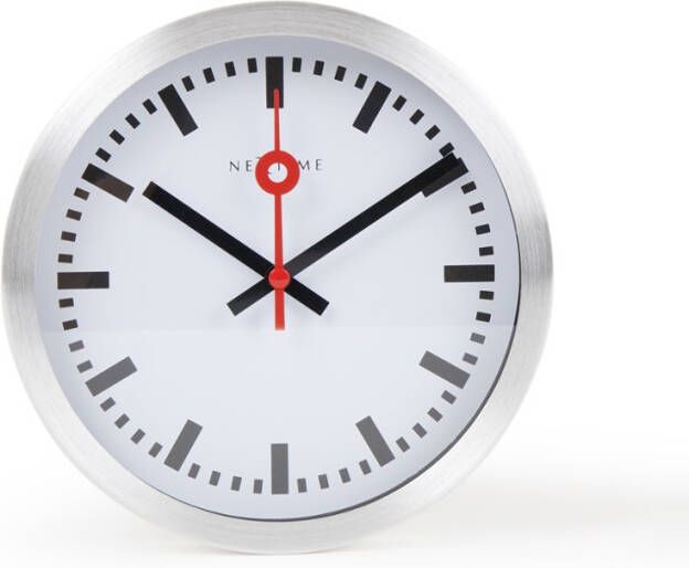 NeXtime Stationsklok station 19 Cm staal