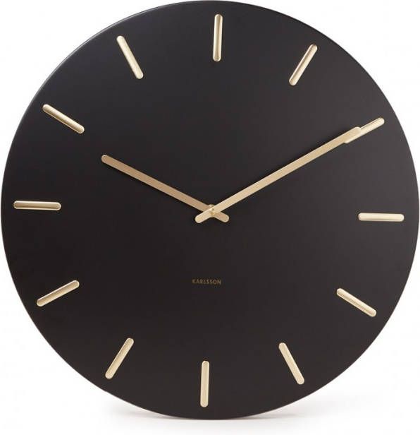 Karlsson Pure Large Wandklok - Wit Lindehout - ⌀ 60 cm