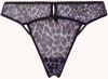 Marlies Dekkers peekaboo 4 cm string | black purple leopard online kopen