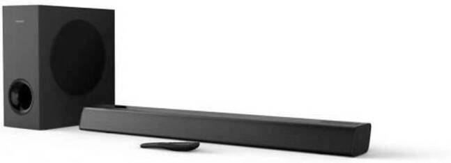 Philips Tapb405/10 2.1 Soundbar Draadloze Subwoofer Google Assistant Zwart