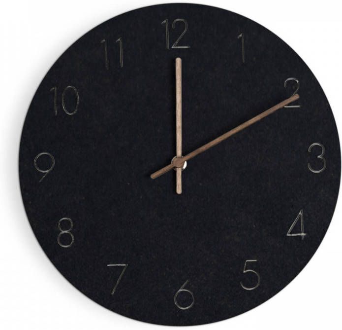 Balvi Decoratieve objecten Wall Clock Bonne Heure Zwart online kopen