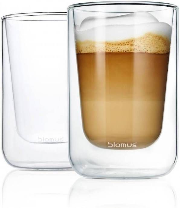 BLOMUS Thermoglas Nero Dubbelwandig, inhoud 250 ml, 2 delig(set, 2 delig )