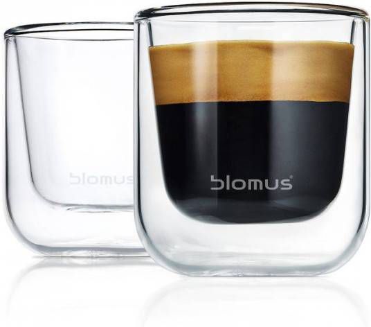 BLOMUS Espressoglas Nero Dubbelwandig, 2 delig(set, 2 delig )