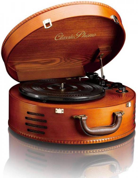 Lenco Platenspeler Met 2 Ingebouwde Speakers Classic Phono Tt 34 Hout