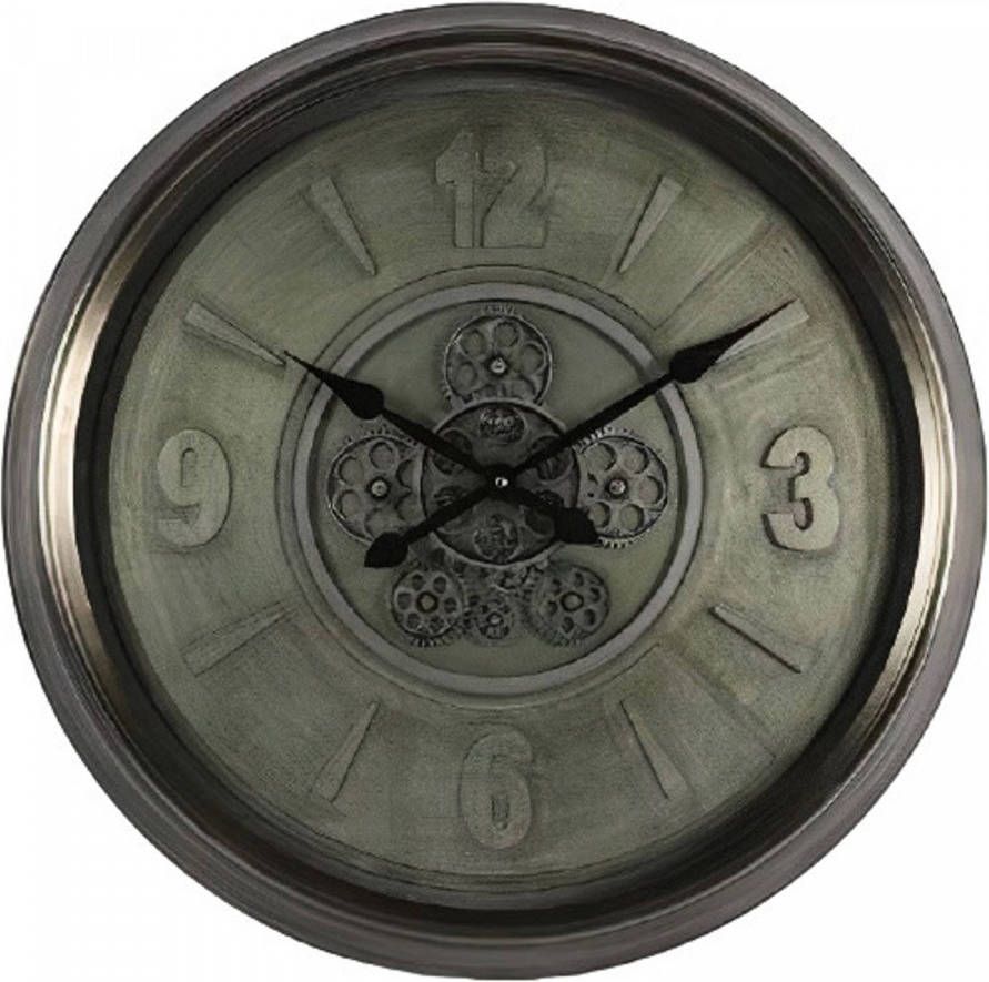 Countryfield Wandklok Lotte L 63 Cm Staal Brons