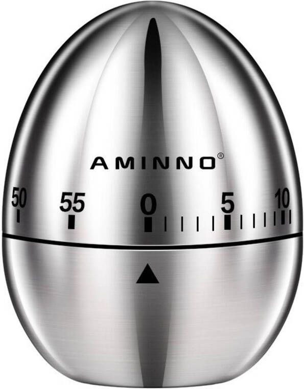 Decopatent Rvs Kookwekker Eierwekker Kookwekker Analoog Metaal Ei Wekker