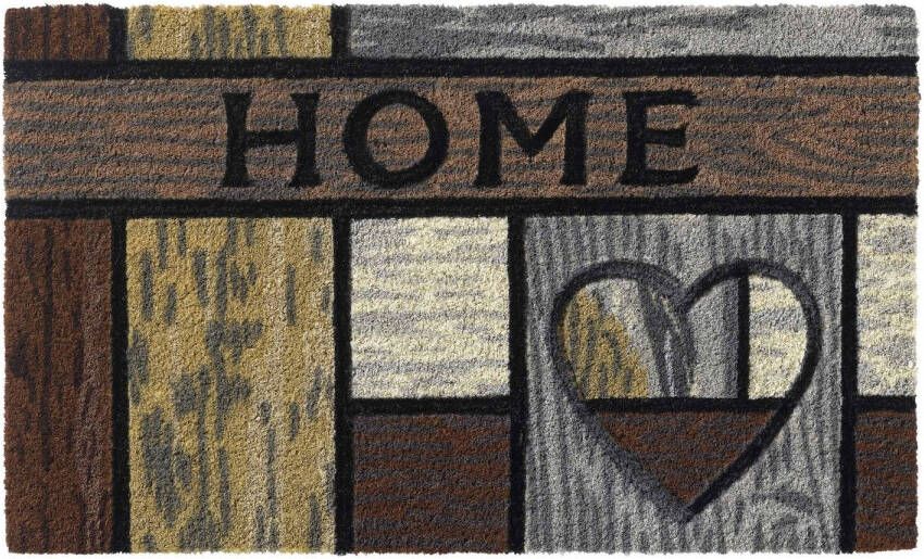 Hamat Deurmat Ruco Style Wooden Heart 45x75cm