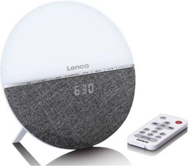 Lenco Clock Radio Crw4 Grey A003114