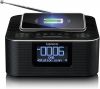 Lenco Dab+/Fm wekkerradio Met Bluetooth® En Draadloos Opladen Cr 650bk Zwart online kopen