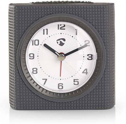 Nedis Analoge Bureau wekker Cldk004gy Grijs