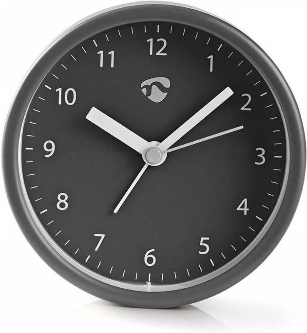 Nedis Analoge Bureau wekker Cldk006gy Grijs