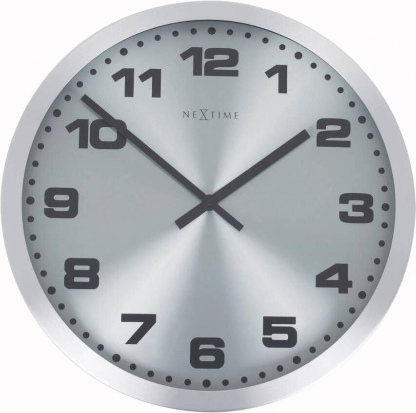 NeXtime Mercure Wandklok Zwart