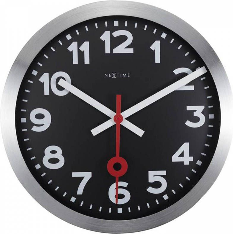 NeXtime Station Numbers Wandklok Ø 35 cm