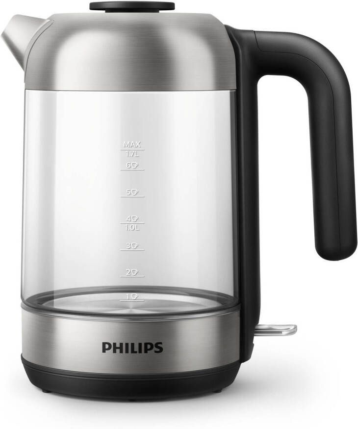 Philips Hd9339/80 Glazen Waterkoker, 1, 7 Liter, Afneembare Deksel
