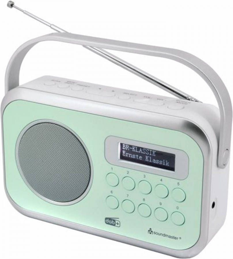 Soundmaster Dab 270 draagbare radio(groen )