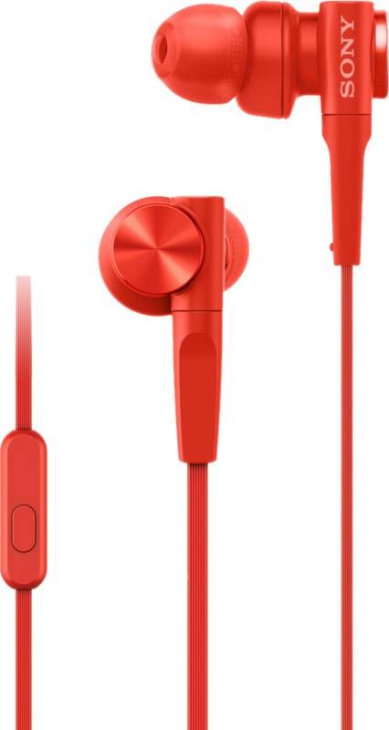 Sony MDR XB55AP Rood