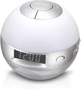 Lenco Wekkerradio CRW 1/Sunrise wit