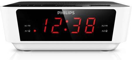 Philips AJ3115/12 Wekker radio Zwart