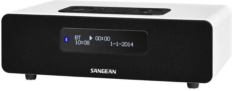 Sangean DDR 36 Radio met Bluetooth en DAB+ Wit