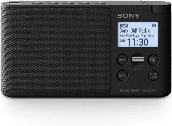 Sony XDR S41D draagbare DAB radio zwart online kopen