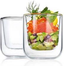 Blomus Dubbelwandig glas NERO espresso(set/4 stuks )