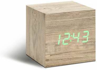Gingko Cube Click Wekker 6, 8 x 6, 8 cm
