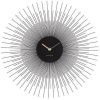 Karlsson Wandklokken Wall Clock Peony Steel Zwart online kopen