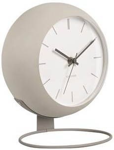 Karlsson Tafelklokken Table clock Nirvana Globe Grijs online kopen