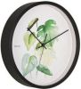 Karlsson Wandklokken Wall clock Botanical Zwart online kopen