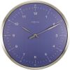 NeXtime Wandklok 33 cm Metaal Blauw '60 Minutes' online kopen