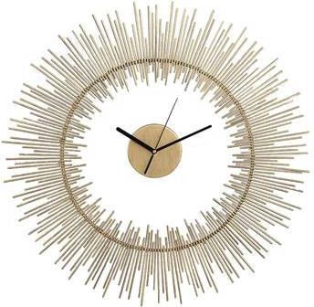 PTMD Anther Ronde Wandklok 72 x 3, 5 x 72 cm Metaal Goud