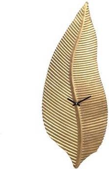 PTMD Dinter Wandklok Blad 23 x 3, 5 x 59 cm Metaal Goud