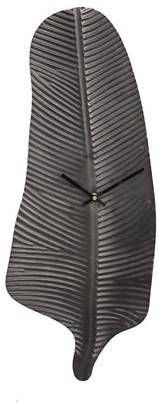 PTMD Dinter Wandklok Blad 25, 5 x 4 x 64, 5 cm Metaal Zwart