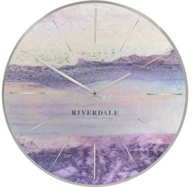 Riverdale Wandklok Brixton Rond Ø65cm metallic Multicolor