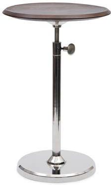 Rivièra Maison Bijzettafel 'Capri' Verstelbaar, Mangohout, kleur Zilver