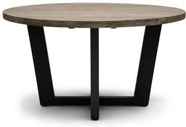 Rivièra Maison Ronde Tuintafel 'Bondi Beach' 140cm, kleur Hout/Zwart