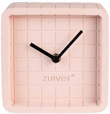 Zuiver Cute Concrete Tafelklok Pink