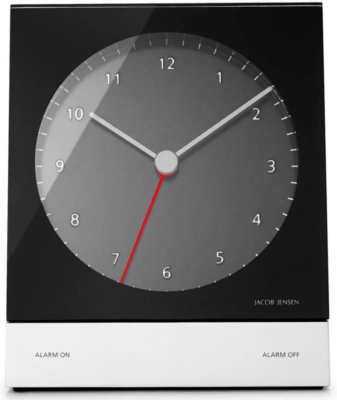 Jacob Jensen 341 Wekker 12,5 x 10,3 cm