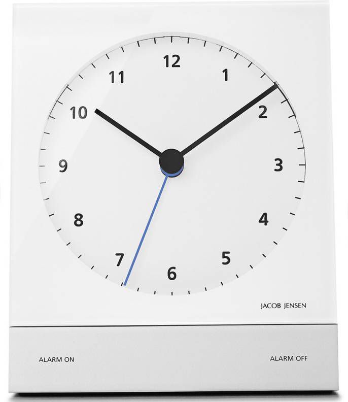 Jacob Jensen 352 Wekker Zendergestuurd 12,5 x 10,3 cm