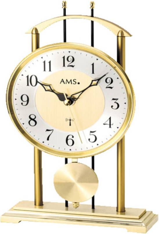 Ams Radiografische tafelklok Geelgoudkleur