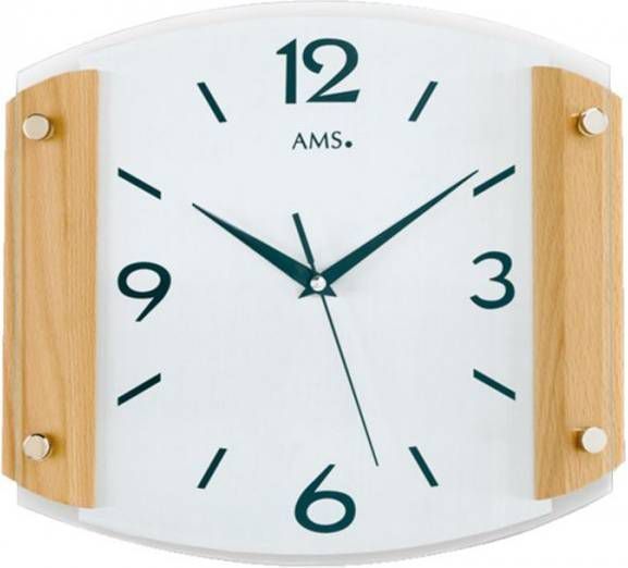 AMS Zendergestuurde wandklok F5938x18