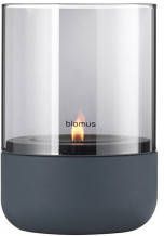 blomus windlicht Calma steel gray
